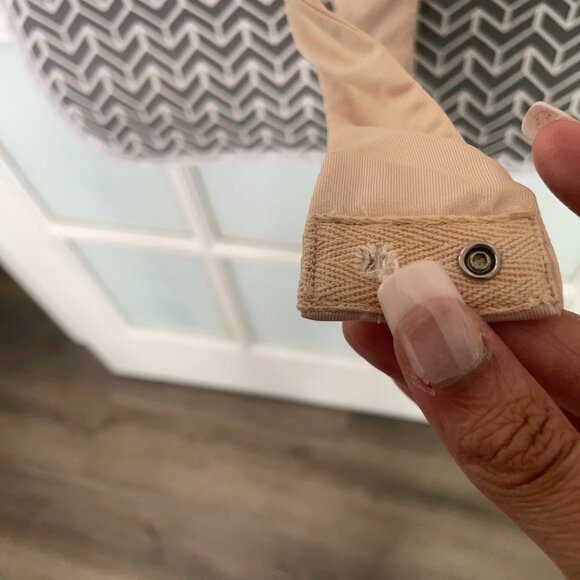 AFRM | Cora Lace Bodysuit in Shifting Sand - Picture 4 of 7